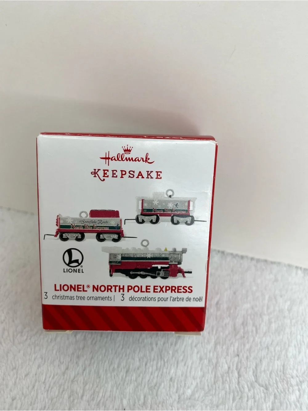 Hallmark Keepsake 2014 Lionel North Pole Express Ornaments Set of 3 Collectible